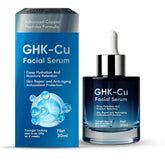 TWMKLP GHK-Cu Serum bottle on a clean surface signaling anti-aging care.