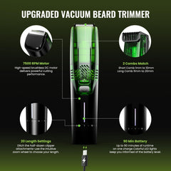 TXXTOL beard-trimmer ceramic-stainless blades close-up for smooth trims