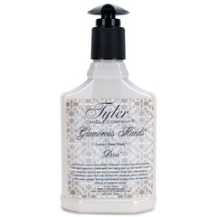 Tyler Candle Company Diva Hand Wash bottle delivers luxurious nourishment and soft hands.