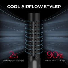TYMO Airflow 2.0 3D floating plates glide smoothly for snag-free styling