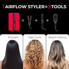 TYMO Airflow 2.0 anti-tangle silicone tips prevent snags during curls