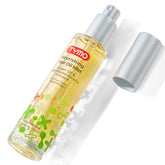 TYMO Argan Hair Oil Spray bottle highlights lightweight hydration for frizz control.