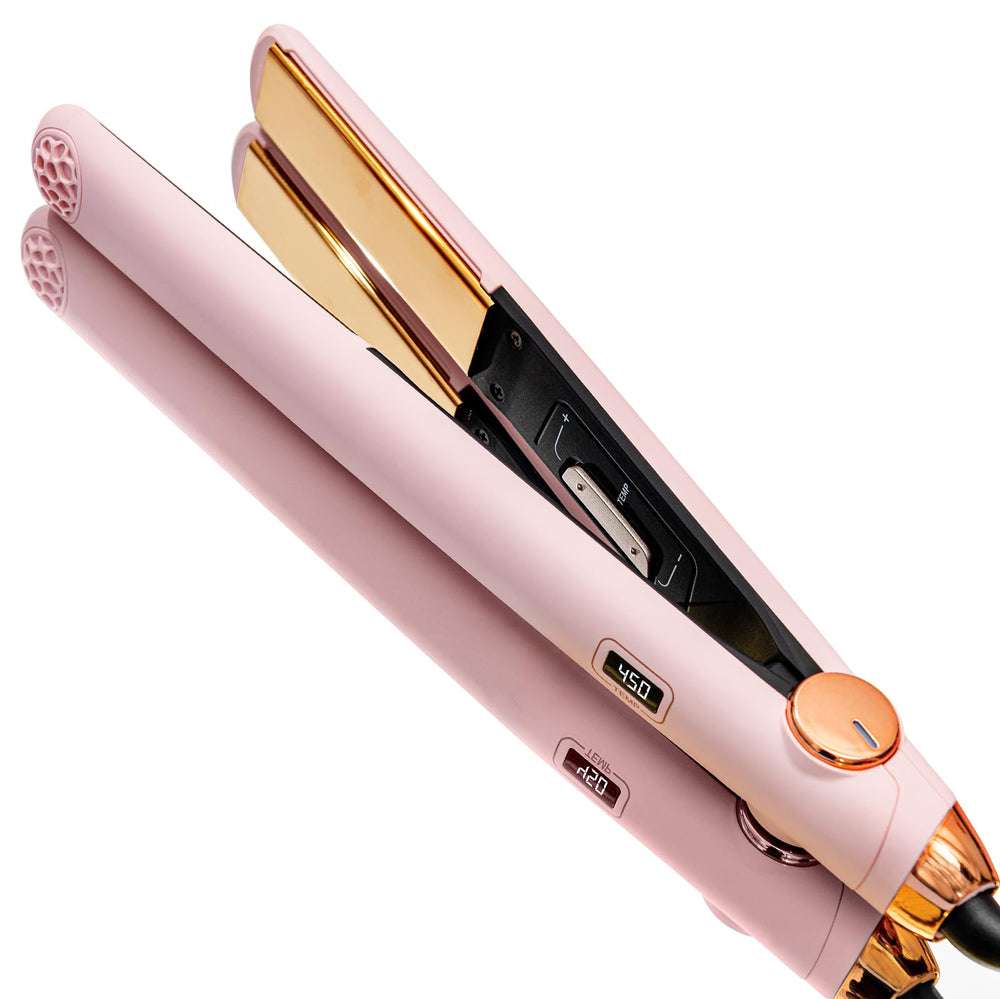 TYMO flat iron 1-inch plate closeup for smooth styling