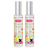 TYMO heat protectant bottle with argan oil nourishes hair during styling