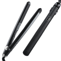 TYMO SWAY ceramic-tourmaline plates glide smoothly for snag-free styling.
