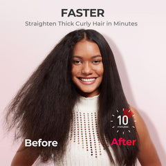 TYMO tourmaline ceramic bristles glide through hair with less snag