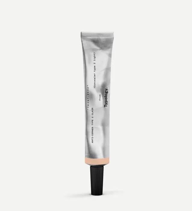 Typology Tinted Concealer Type 2 Light bottle with lightweight coverage.