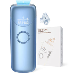 Ubroo IPL device front view with ergonomic grip for comfortable use.