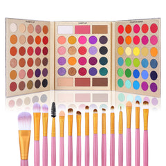 UCANBE 86-colors eyeshadow palette open shows versatile day-to-night shades