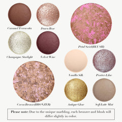 UCANBE All-in-One Baked Palette eyeshadow swatches showcase versatile neutral to bold looks