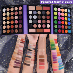 UCANBE Eyeshadow Palette with matte and shimmer textures enabling versatile eye looks.