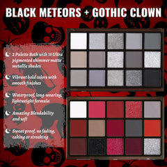 UCANBE Gothic Clown palette swatches for bold costume looks