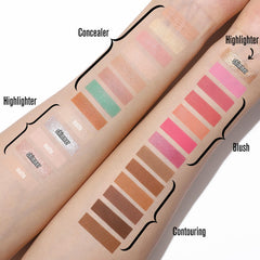 UCANBE highlighter-shades-6 close-up reveals glow options for radiant cheeks.