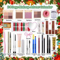UCANBEMAKEUP eyeshadows inside advent calendar for festive eye looks