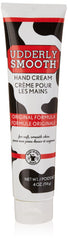 Udderly Smooth Hand Cream Original Formula bottle shown for long-lasting hydration.