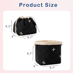 uekeboag floral pattern coquette makeup bag highlights stylish daily use with aesthetic flair.