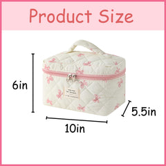 uekeboag large travel makeup bag fabric texture reveals reinforced stitching for durable trips.