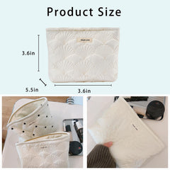 uekeboag quilted cosmetics organizer interior compartments for easy sorting
