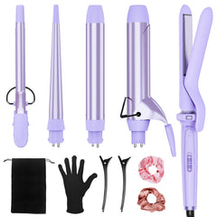 Ufree 5-in-1 curling iron set with tapered barrel for versatile styling options