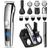 Ufree beard trimmer face closeup demonstrates precise grooming and clean lines.