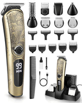 Ufree gifts men beard trimmer with charging stand - organized charging dock for travel.