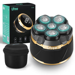 Ufree head shaver with 6D floating head for smooth contours