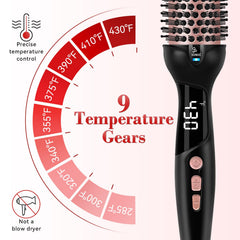 Ufree Ionic Thermal Brush packed for travel with dual voltage worldwide use