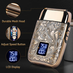 Ufree razor LCD display shows battery and speed at a glance.