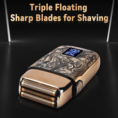 Ufree embossed metal body provides a durable, premium grip.