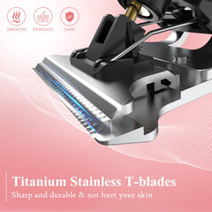 Ufree waterproof hair clippers under running water for easy cleaning