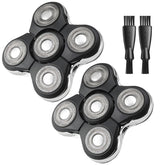 uijino remington balder pro replacement head two-pack for smooth, comfortable shaving