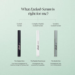 UKLASH before and after lashes comparison, displaying fuller, healthier-looking lashes