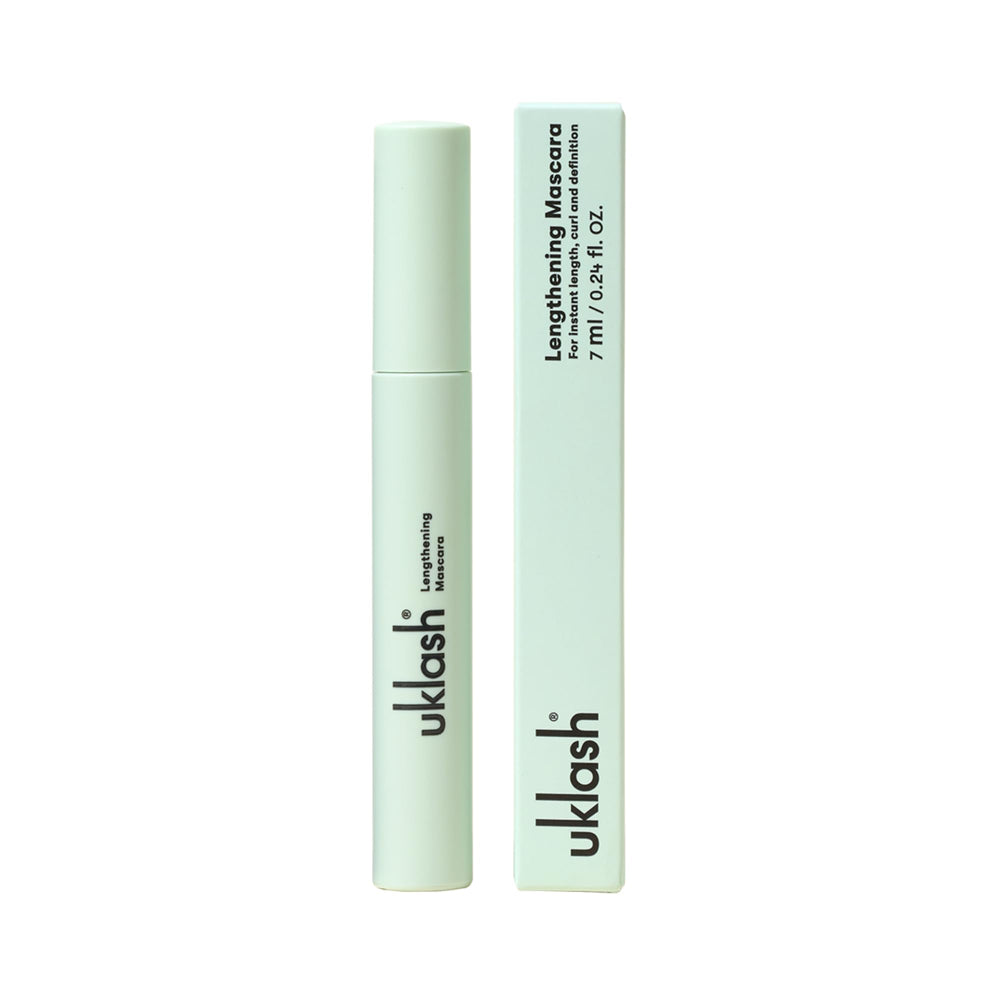 UKLASH mascara front packaging showing sleek tube and label for bold look