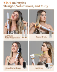 UKLISS hair dryer brush attachments expand curling and straightening options