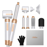 UKLISS hair dryer brush front view shows powerful styling for salon-like results at home
