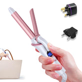 UKLISS Mini Curling Iron 30s heat enables quick styling for busy mornings.