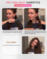 UKLISS Mini Waver five temperature levels for customizable results
