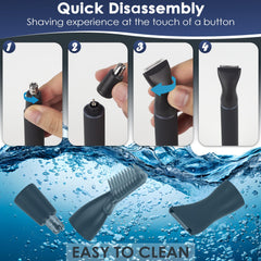 ULAIDO travel-friendly compact design fits bag or pocket for grooming on the go