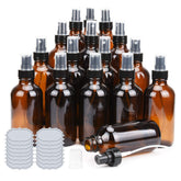 ULG amber glass spray bottle 4oz, UV-protected for longer-lasting essential oil blends.