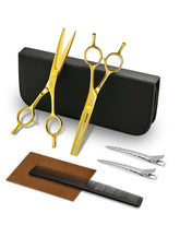 ULG professional hair cutting scissors 6.5-inch closeup shows precision edge for consistent cuts
