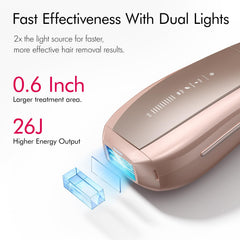 Ulike Air 10 ice-cooling at 65°F for near-painless treatment