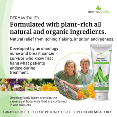 UltimateVitality Oncology Cream ingredients palette highlighting vegan botanicals and aloe.