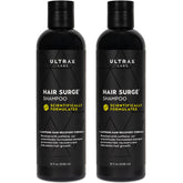 Ultrax Labs Hair Surge shampoo bottle front showing thinning hair formulation