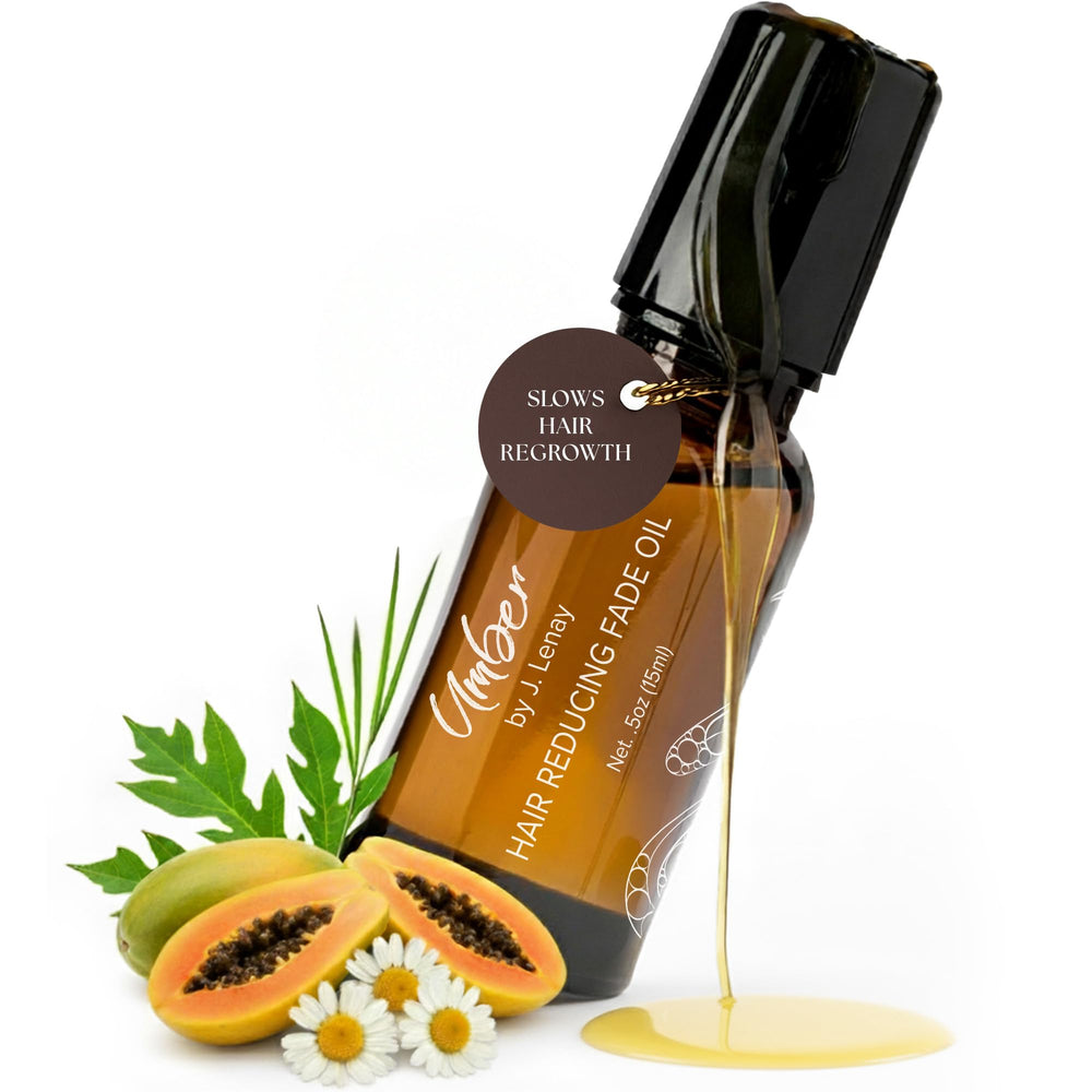 Umber By J. Lenay fade oil roll-on application for easy, mess-free daily use.