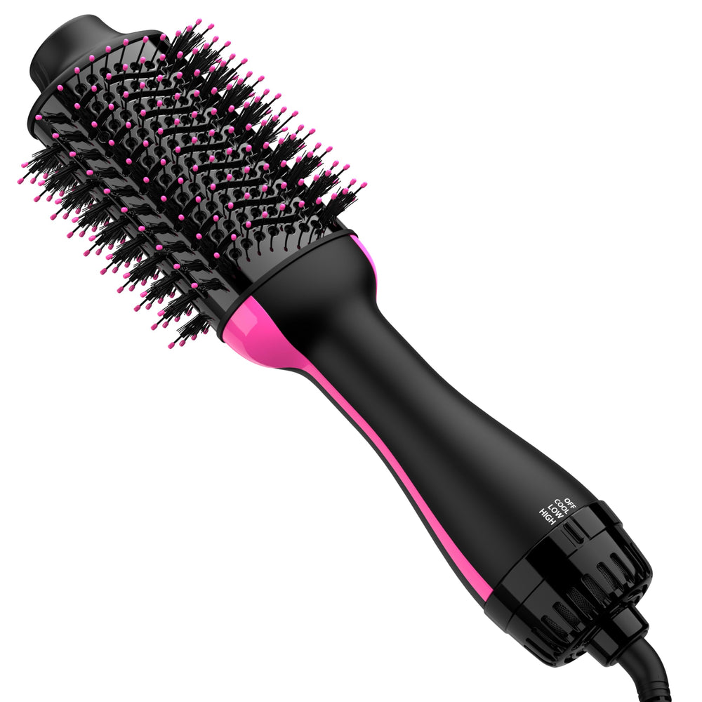 Umeely hair-dryer-brush oval barrel for smoothing and styling at home