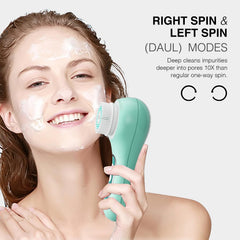 Umickoo Face Scrubber 3-mode rotating brush for customized skincare routines.