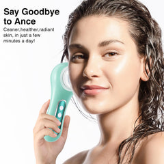 Umickoo Face Scrubber right-rotation daily refresh mode for gentle self-cleaning.