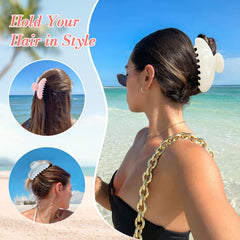 Unbednigt 6pack clips on thick hair hold demonstration