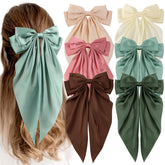 Unbednigt green hair bows clip for daily wear, adds polished charm.