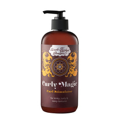 Uncle Funky's Daughter Curly Magic 32oz bottle on shelf for definition-enhancing styling.